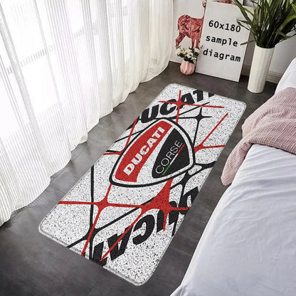 House Entrance Doormat Hallway Carpet Motorcycle Living Room Rugs D-Ducati Foot Carpets Bath Rug Floor Mats Non-slip Home Decor