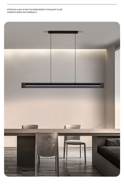 LED Chandelier Pendant lights restaurant lights Nordic modern minimalist office long bar dining room chandeliers kitchen lamps