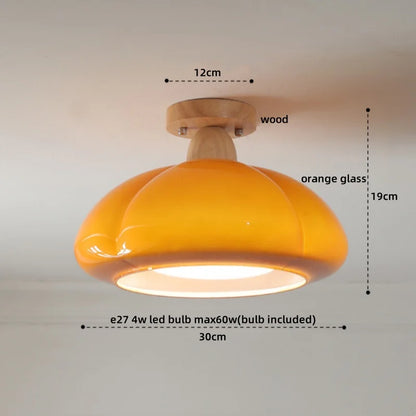IWHD Home Lighting LED Ceiling Lights Decoration Aisle Porch Living Room Light Fixtures Nordic Ceiling Lamp Resin Copper Lustres