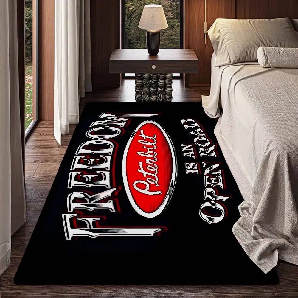 F-FreightlinerS Hallway Carpet Non-Slip Laundry Room Mat Laundry Decor Balcony Child Living Room Bedside Area Rugs