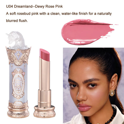 Flower Knows Knight Unicorn Makeup Set Eyeshadow Blush Lipstick Loose Powder Long Lasting Fantasy Princess Beauty Kit Cosmetics