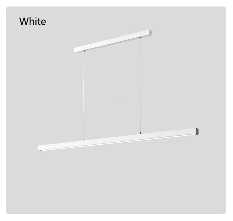 Dining Room Chandelier Dining Table Lighting Kitchen Bar Light LED Linear Lamp Restaurant Pendant Lights Modern Brief Droplight