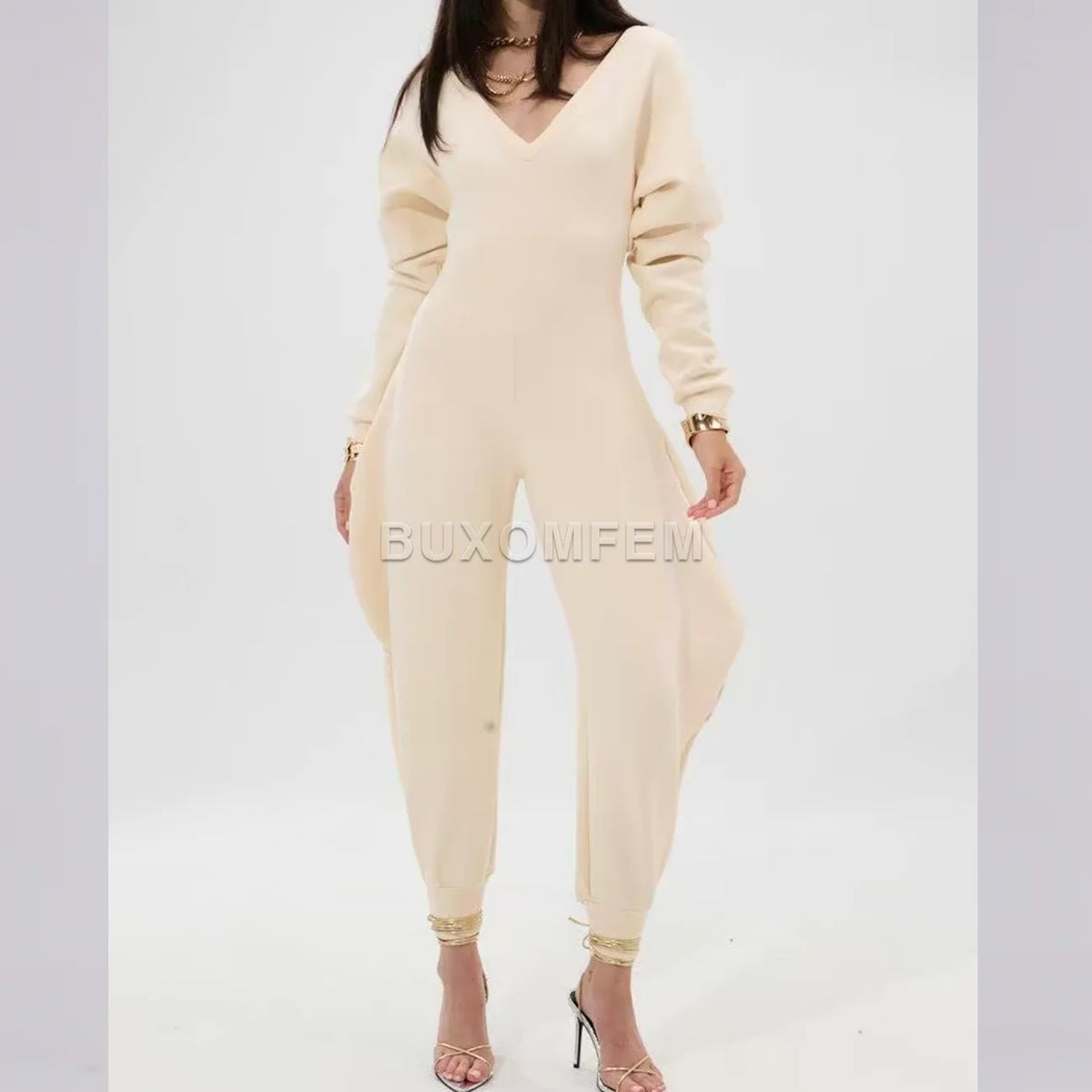 Fashion Outwear Female Club Bodysuits New Stylish Causal Jumpsuits Women's Set Long Sleeve Sets 2025 Ladies Streetwear Clothings