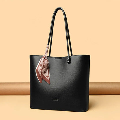 Genuine Brand Luxury Purses and Handbags Women Bags Designer Soft Leather Shoulder Top-handle Commute Bag Female Sac A Main Tote