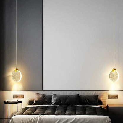 LED nordic lamps Modern Crystal Chandeliers lustre Bedroom Study Dining Room lights home decoration Pendant Lamp bedside lamp