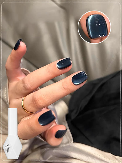 1-24pcs WS Romantic Purple Cat Eye Gel Nail Polish New Style Super Flash Versatile Whitening Purple Glass Bead Cat Nail Salon