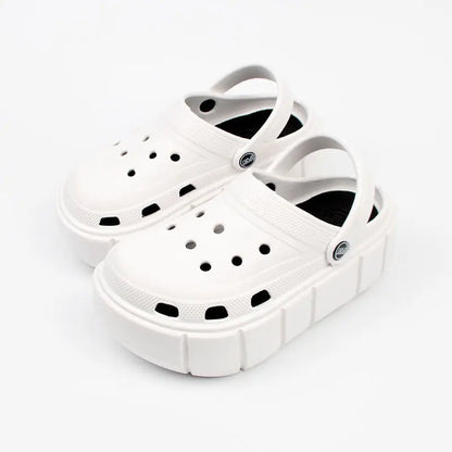 Women's Flat Shoes Non-Slip Slippers Women 7cm Height Sandals Luxury Brand Platform Heels Eva Clogs Fashion Girl Slippers
