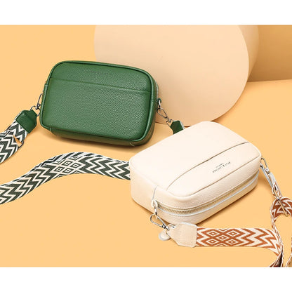 High Quality Genuine Leather Women Crossbody Shoulder Bags 2023 Luxury Solid color Cow Leather Handbag Female Messenger Tote Sac