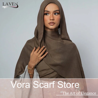 New Big Size Solid Rayon Modal Hijab Scarf Women Muslim Headscarf Wraps Shawl Femme Musulman Headband Islamic Turban 190*85cm