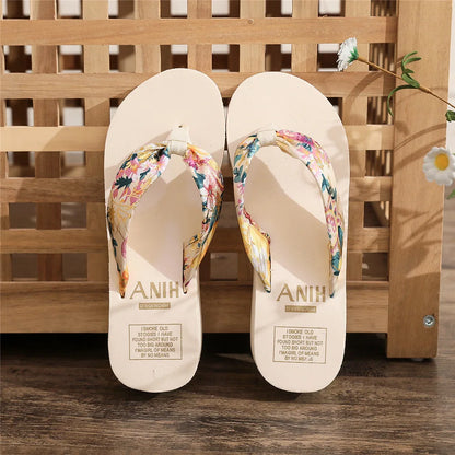 2026 Fashion Women Flip Flops Summer Beach Platform Slippers Casual Outside Wedges Sandals Summer Women Shoes