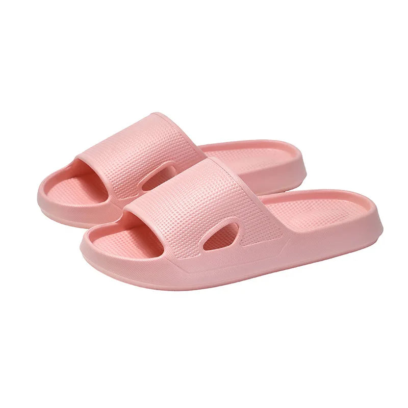 Thick Platform Cloud Slippers EVA Soft Sole Pillow Slides Summer Beach Flip Flops Women Non Slip Bathroom Home Slippers