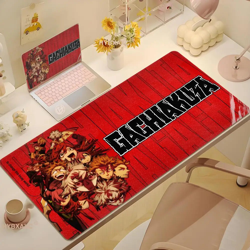 Anime Gachiakuta game large mouse pad suitable for office soft desk pad computer accessories non-slip keyboard rubber mouse pad