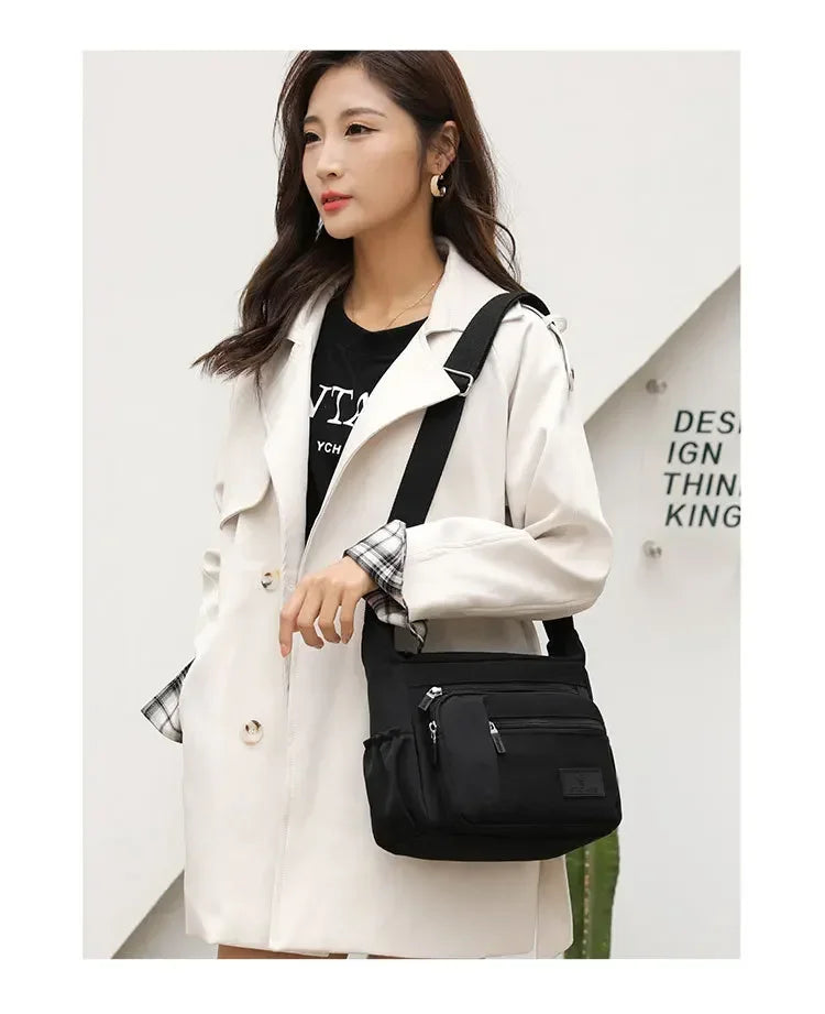 Fashion Shoulder Crossbody Bag for Women Messenger Bags Waterproof Nylon Ladies Handbag Tote Bags for Women Sac A Main Femme