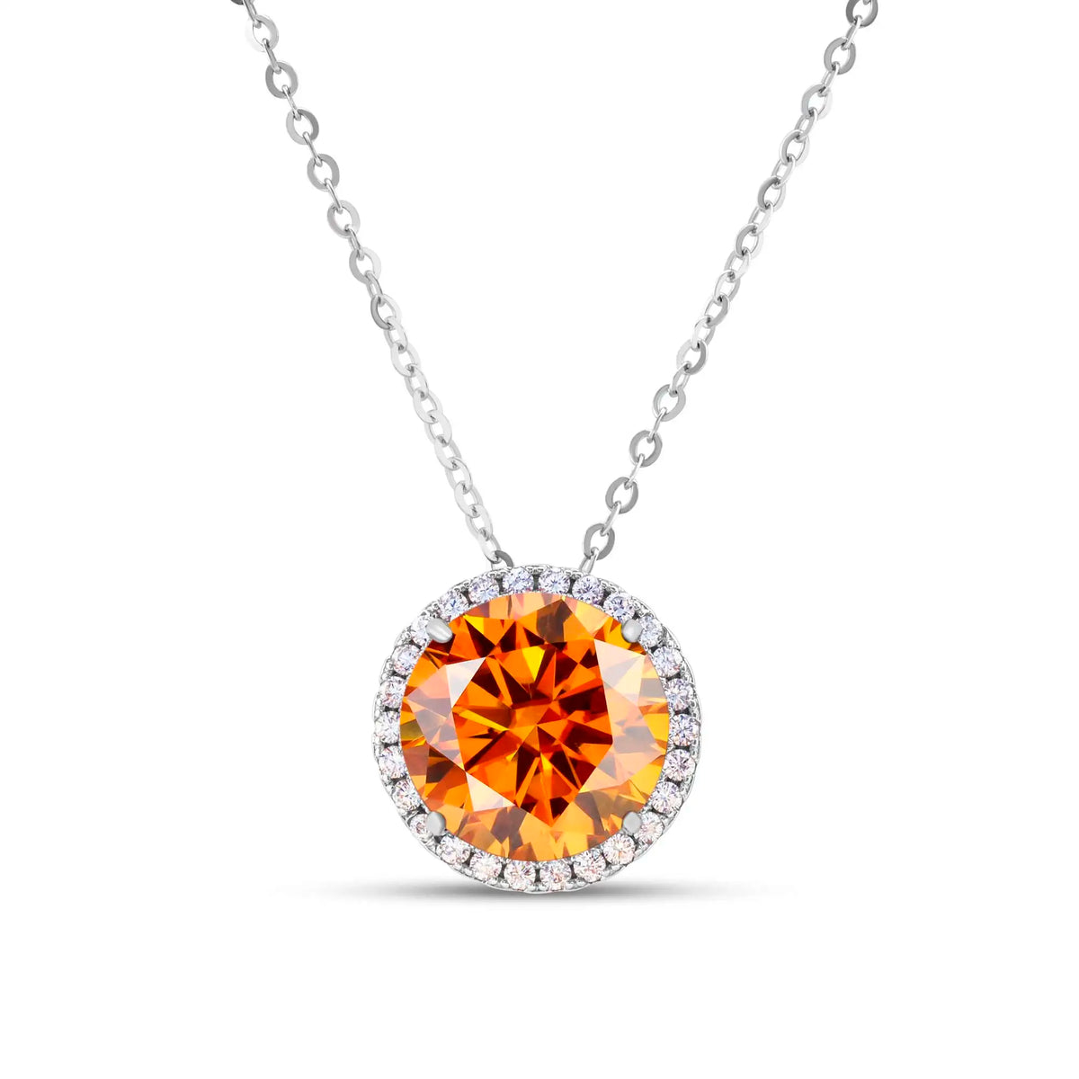 5CT D Color Moissanite Classic Pendant Necklace Fairy Necklace Real 925sterling Silver Women Fine Jewelry For Valentine's Party