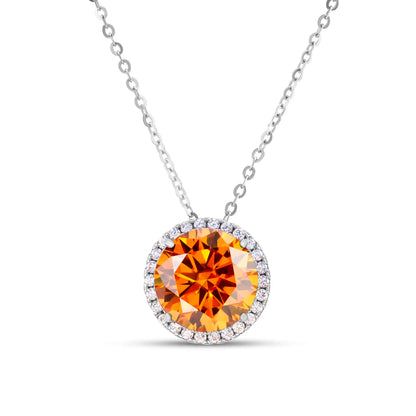 5CT D Color Moissanite Classic Pendant Necklace Fairy Necklace Real 925sterling Silver Women Fine Jewelry For Valentine's Party