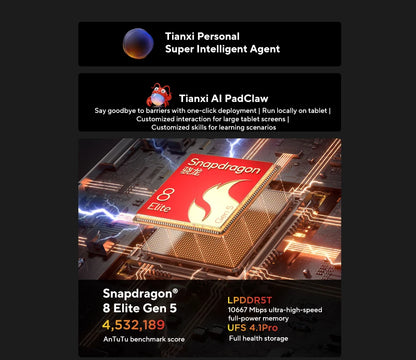 Original Lenovo Legion Y700 5th Gaming Tablet CN Version Snapdragon 8 Elite Gen5 8.8‘’ 3K 165Hz Display 9000mAh Android Pad PC