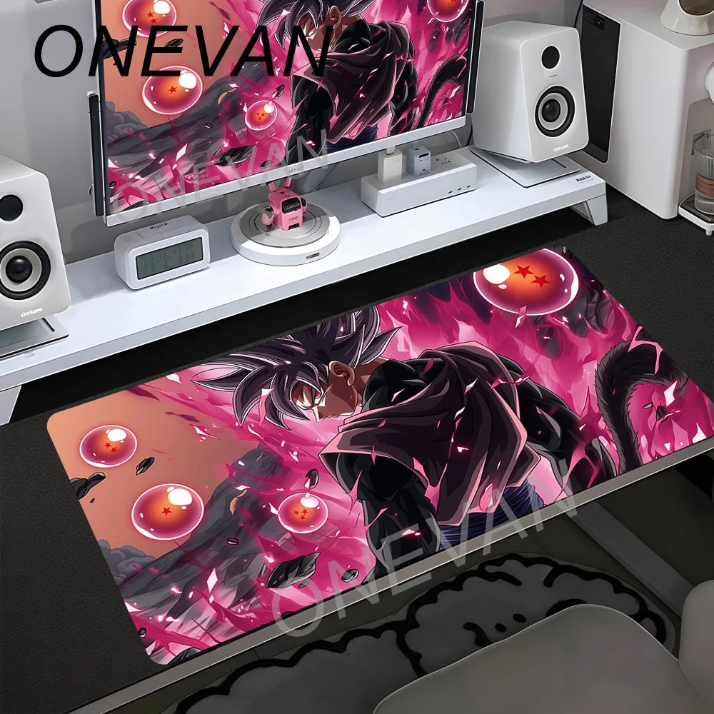 Game E-sports Special Table Mat Animation Non-slip Pad Oversized Dragon Ball Computer Keyboard Pad Son Goku Rubber Mouse Pads