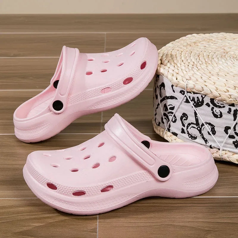2026Summer Men Clogs Sandals Men's and Women's Leisure Slippers Beach Slides Home Garden Shoes Outdoor Sandals Plus Size46 47 48