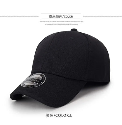 Back Closed Baseball Caps Full Closure Snapback Hats Hip Hop Hat for Men Women58-60cm Dad Hats Cap Kids Adults