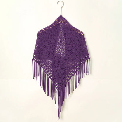 Knit Hollow Out Fake Collar Warm Tassel Shawl Scarf Fashion Pullover Lightweight Solid Knitted Large Scarfs Women Muffler Wrap