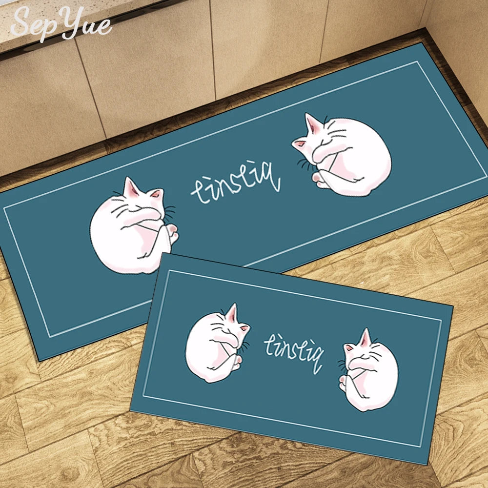 Non-slip Kitchen Carpets for Living Room Long Area Rug Kitchen Floor Mat Carpets Entrance Door Mat Hom