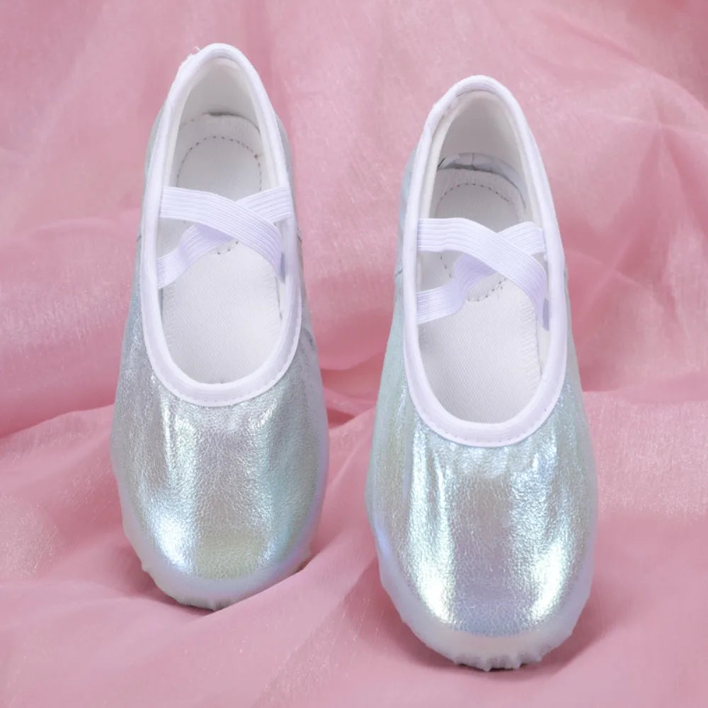 Casual Children's Ballet Shoes Pointe Dance Wear Stage Kids Shoeses Ballerina Shoes Girls Dancing Shoes Yoga Elegant