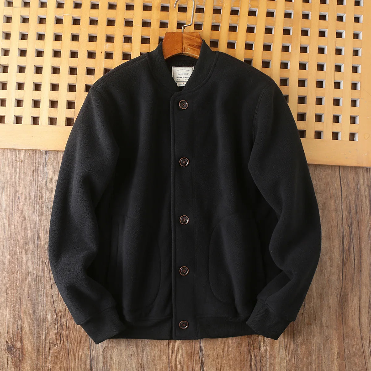 Winter New Men's Baseball Coats Double-sided Polar Fleece Soft Warm Men Jackets Thicken Casual Windbreak Outwear Male Streetwear
