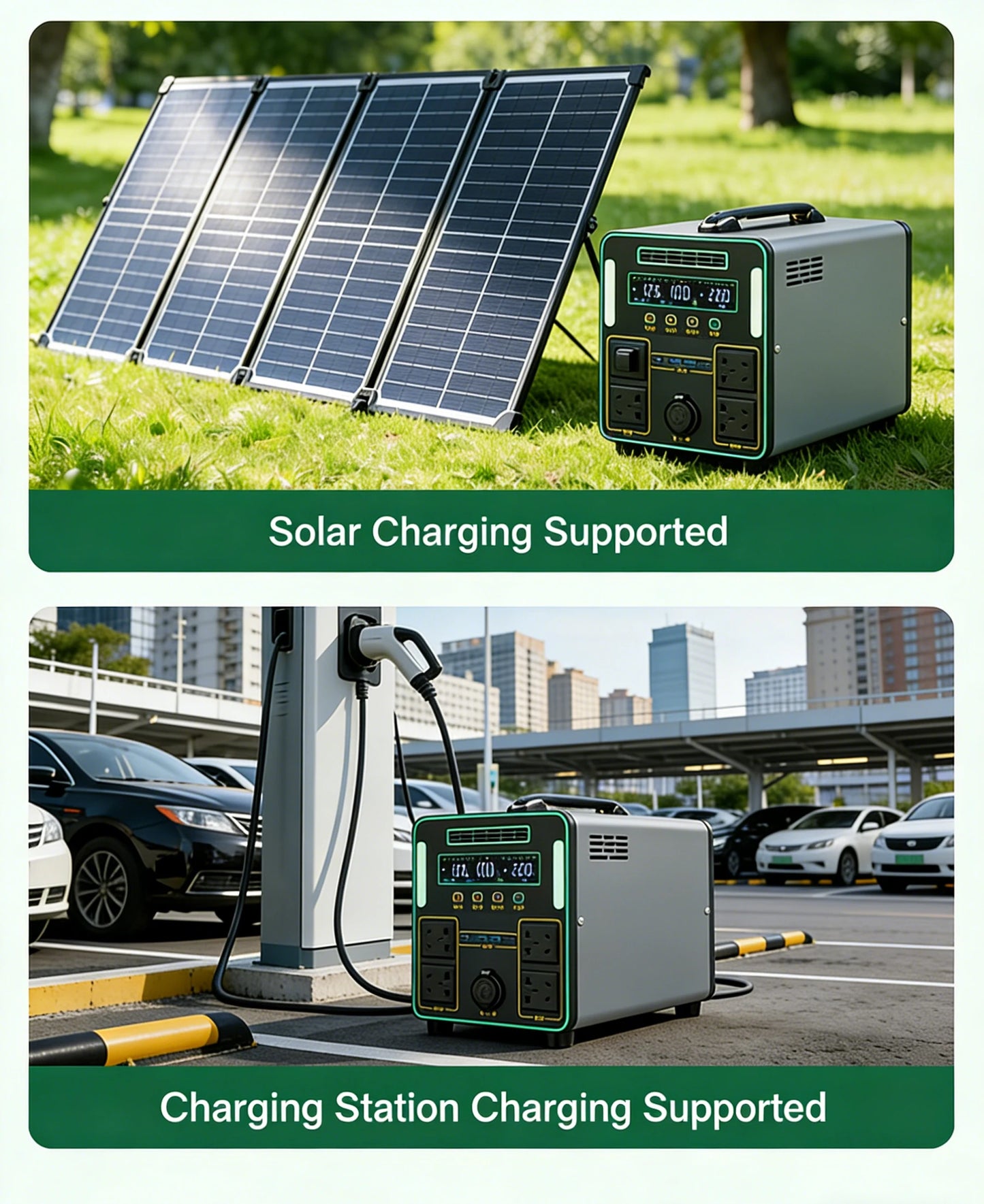 6000W Portable Power Station For Outdoor Camping And Home 5500WH Lifepo4 Battery Solar Generator Emergency Supply