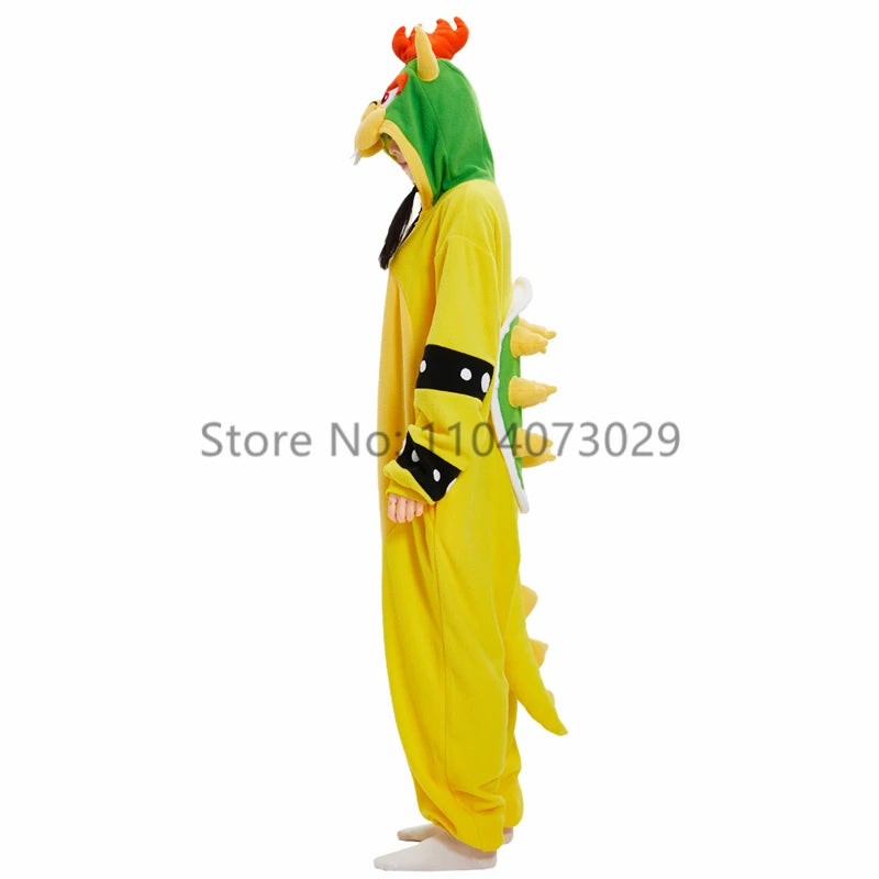 Onesieshow Animal Kigurumi Pyjamas Halloween Onesies Adult Cartoon Yellow Pajama Cosplay Party Costume Women Homewear