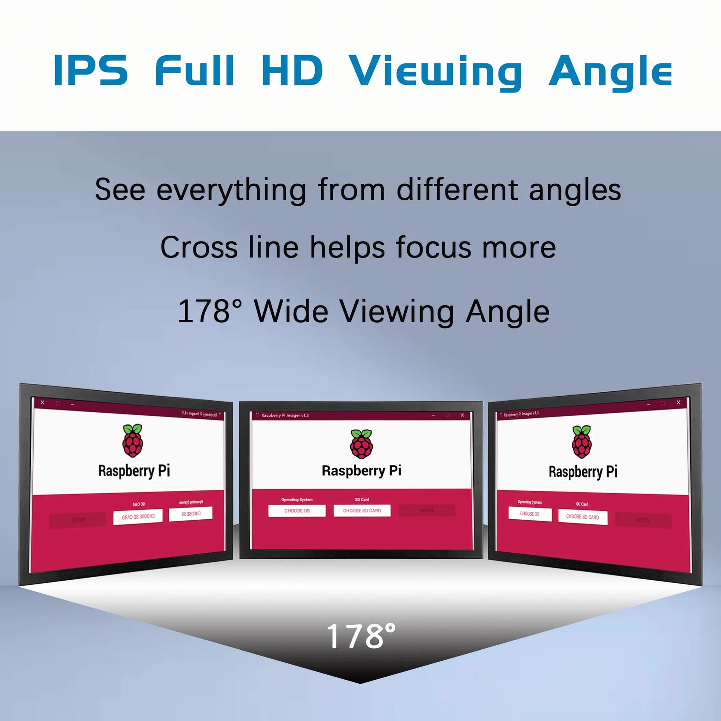 AV/DC/HD/VGA Multi Interface Display 7 Inch PC Second Screen Raspberry Pi Display for Pi3 Pi4 AIDA64 Switch
