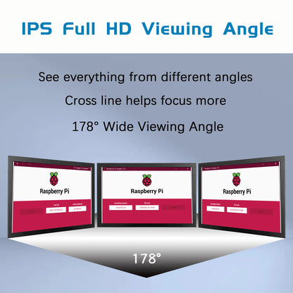 AV/DC/HD/VGA Multi Interface Display 7 Inch PC Second Screen Raspberry Pi Display for Pi3 Pi4 AIDA64 Switch