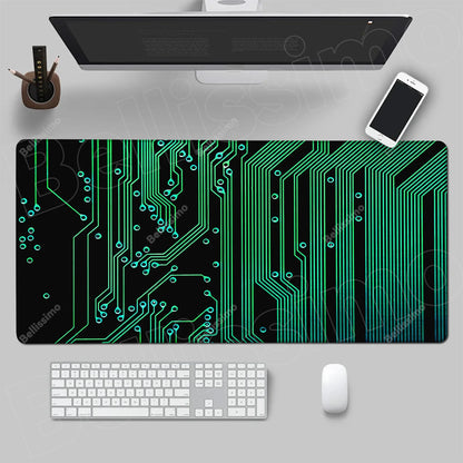 Inside Motherboard Circuit Board Mouse Pad Dropshipping Large Playmat Gaming Customized Mat Gamer Office Mousepad Bulk Desk Mat