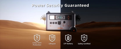 OSCAL PowerMax6000 Solar Generator (Compatible with Battery Packs/Solar Panels) 120V/240V Portable Power Station 6000W AC Output (9000W Peak), 2200W AC Charging, 2400W Solar Charging, App Control, Ideal for Home Emergencies a