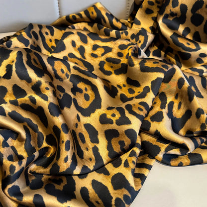 New 180x80Cm Large Soft Scarf Women Stylish Leopard Print Long Beach Shawl Handkerchief Summer Elegant Travel Wrap Hot