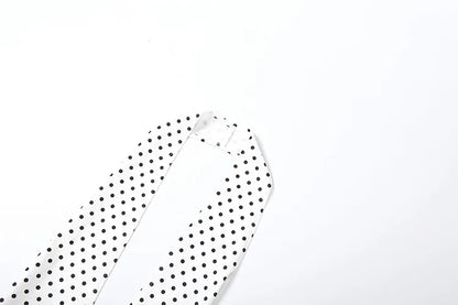 Weird Puss Polka Dots Print Patchwork Halter Backless Playsuit Summer Women's Suit Sexy Stretch Woman Jumpsuits and Rompers