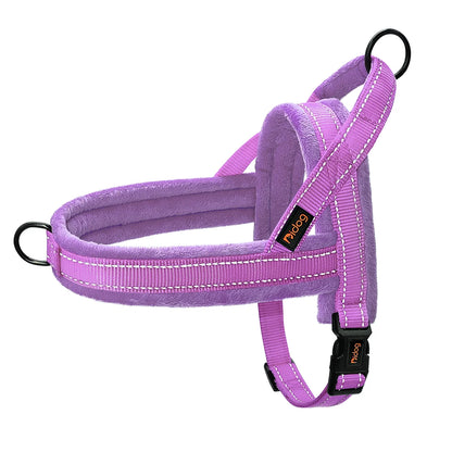 Winter Warm Soft Padded Dog Harness No Pull Dog Harness Vest Reflective Adjustable Pet Training Vest For Small Medium Large Dogs