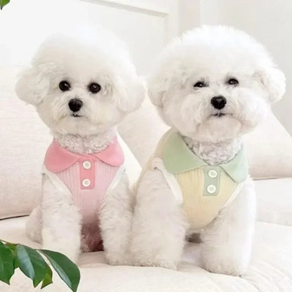 Fashion Pet Polo Shirt Spring Summer Breathable Casual Dog Clothes Soft Skin-friendly Puppy Sweatshirt for Small Medium Breeds