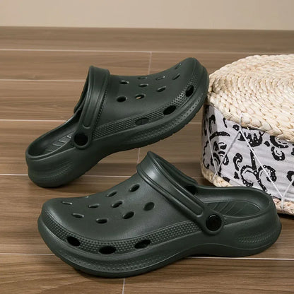 2026Summer Men Clogs Sandals Men's and Women's Leisure Slippers Beach Slides Home Garden Shoes Outdoor Sandals Plus Size46 47 48
