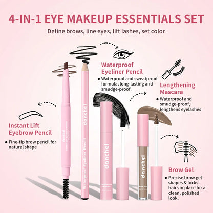 All in One Makeup Kit Lipstick, Blush, Contour Palette, Primer, Foundation Brush Lipgloss Eyebrow Full Makeup Kit Gift for Woman