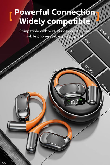 Tecsire OWS Bluetooth Earphones Earhook Wireless Earbuds Hifi Stereo Headset ENC Mic for Sports Audio Book