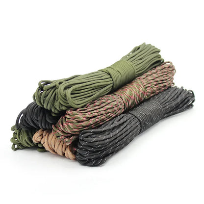 550 Paracord 7 Strand 4mm Durable Camping Accessories Outdoor Survival DIY Bracelet Rope Hiking Clothesline Camping Gadgets