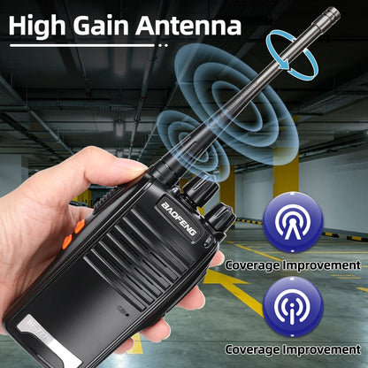Baofeng BF-777S 5W UHF 400-470MHz Walkie Talkie 16CH 1500mAh Lithium Battery Long Range Two Way Radio for Construction Hotel