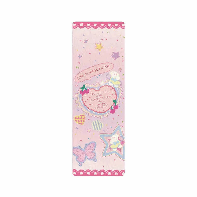VIKAMA Cute Girly Shag Rugs - Cartoon Patchwork Checkered Carpet for Live Room Decor,Ultra Soft Plush Area Rug for Girl Bedroom