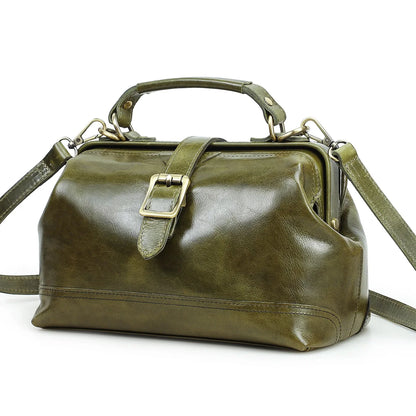 CONTACT'S Genuine Leather Sling Shoulder Bags for Women Luxury Designer Tote Bag Women‘s Bag Handbag Fashion Ladies’ Doctor Bag