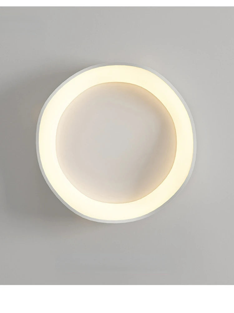 Modern LED Ceiling Lights Minimalist Black White Acrylic Lamp for Bedroom Study Living Room Hallway Entryway Lighting Fixtures