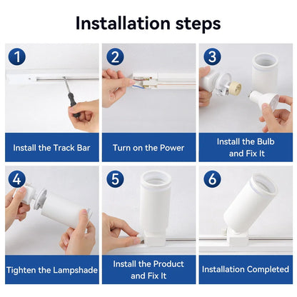 Track Light Modern Led Ceiling Lamp 110V 220V Spots To Ceiling Lighting Gu10 Led Lights Spotlights led ceiling Kitchen Lighting