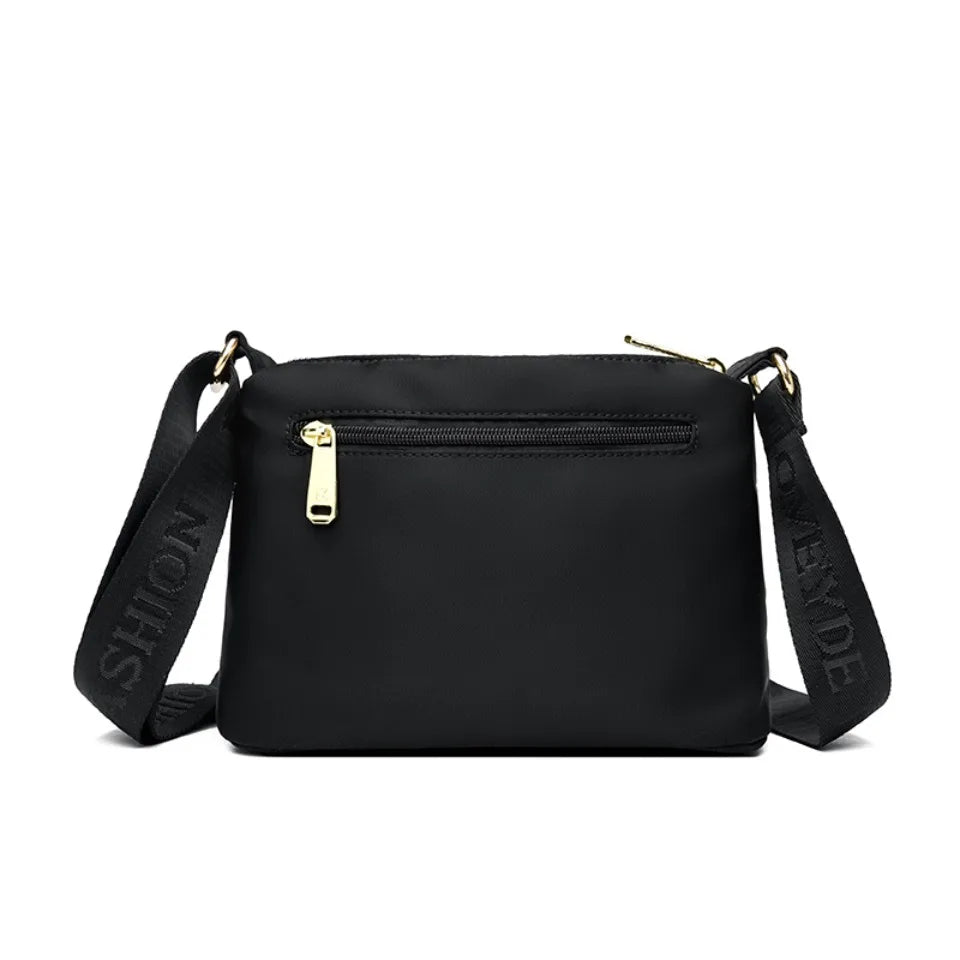 High Quality Women's Waterproof Nylon Multilayer Crossbody Bag Ladies Large Capacity Handbag Purse Female Shoulder Bags 3 Layers