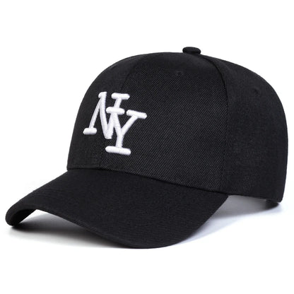 Unisex NY Letter Embroidery Baseball Caps Spring and Autumn Outdoor Adjustable Casual Hats Sunscreen Hat Sports Cap