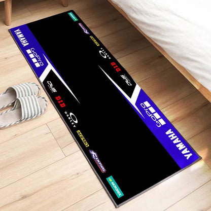 YAMAHA Motorcycle Carpet Garage Mat Racing Cool Moto Display Motorcycle Display Mat Anti-slip Home Decoration Living Room Rug