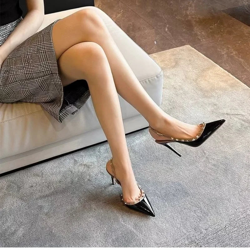 Summer Elegant Pointed Sexy Party Buckle High-heeled Sandals 2026 Fashionable best Selling New Comfortable Women's Shoes